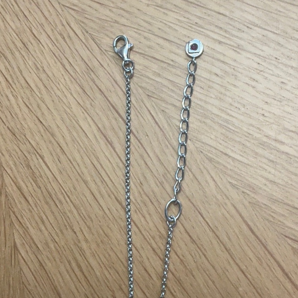 Sterling Silver and Black Onyx Necklace - Picture 3 of 4